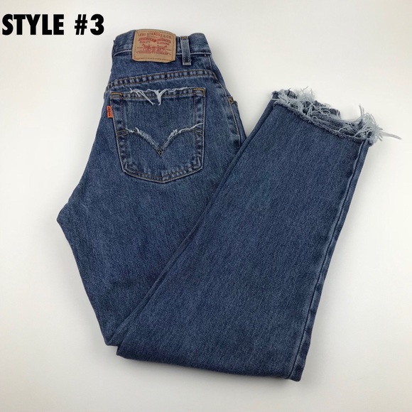 Vintage Levi’s Custom Made Orange Tab Re/Done Jean - Picture 4 of 8